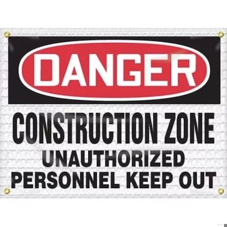 Accuform OSHA DANGER HIGH WIND SAFETY SIGN FMB106 FMB106